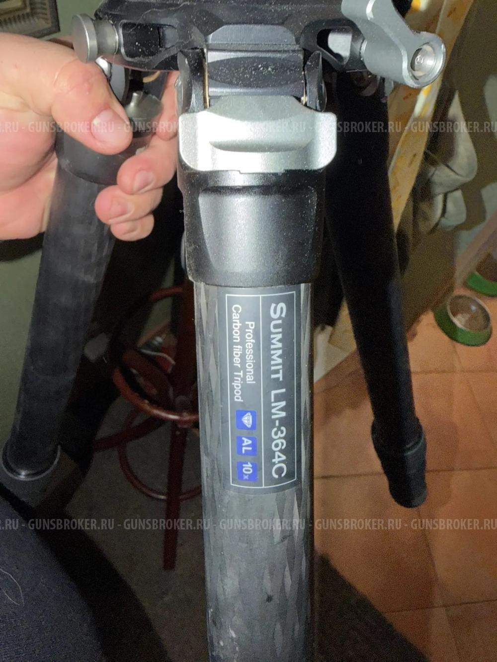 трипод leofoto lm 364c  с головой + чехол