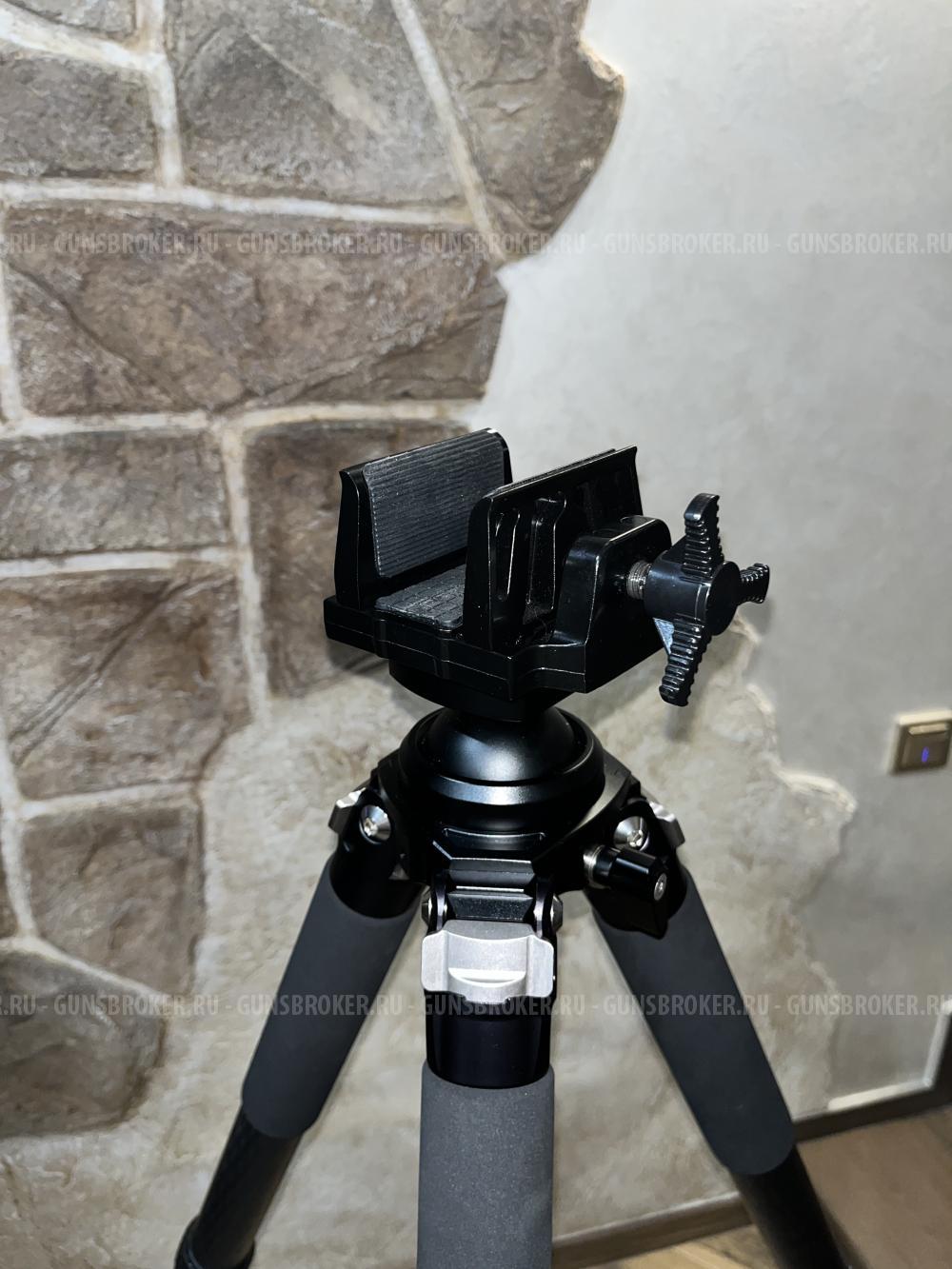 Трипод тренога штатив д/стрельбы (Carbon tripod) с зажимом