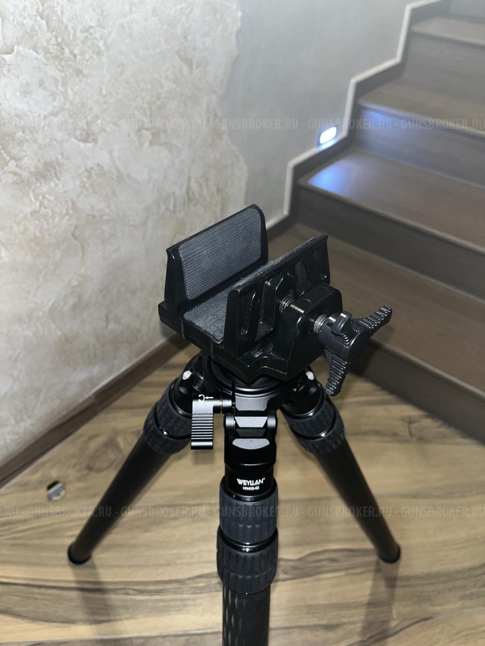 Трипод тренога штатив д/стрельбы (Carbon tripod) с зажимом инверсионный