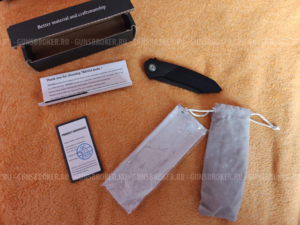 Trivisa Vul-03B, сталь 10Cr15CoMoV, рукоять G10