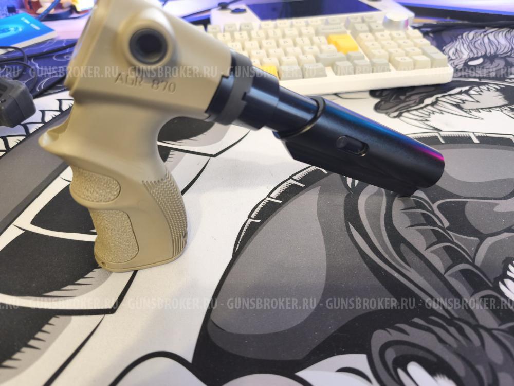 труба приклада с буфером и пистроенная рукоятка на Remington 870 