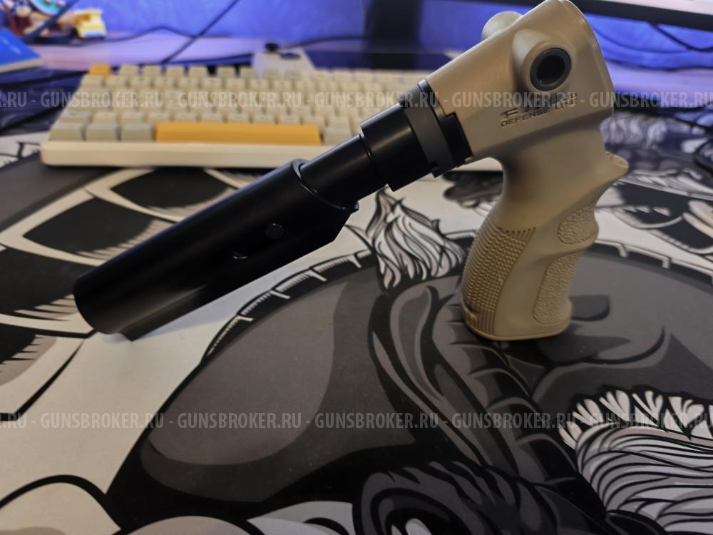 труба приклада с буфером и пистроенная рукоятка на Remington 870 