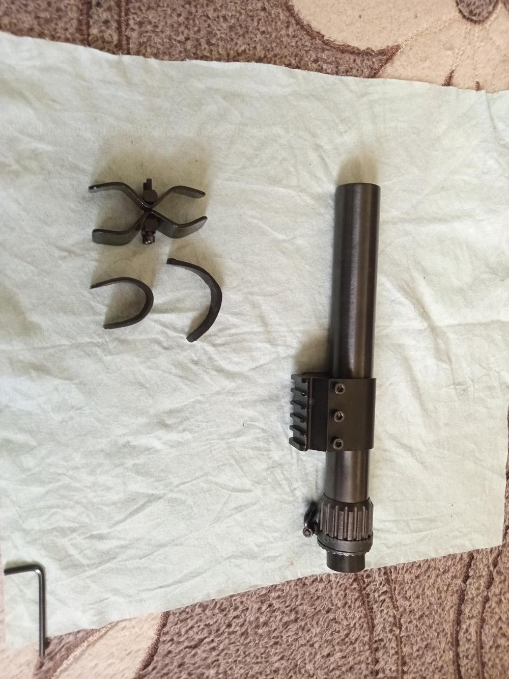 Удлинитель магазина на 2 патрона для мр 153, 155 + кронштейн и хомут.