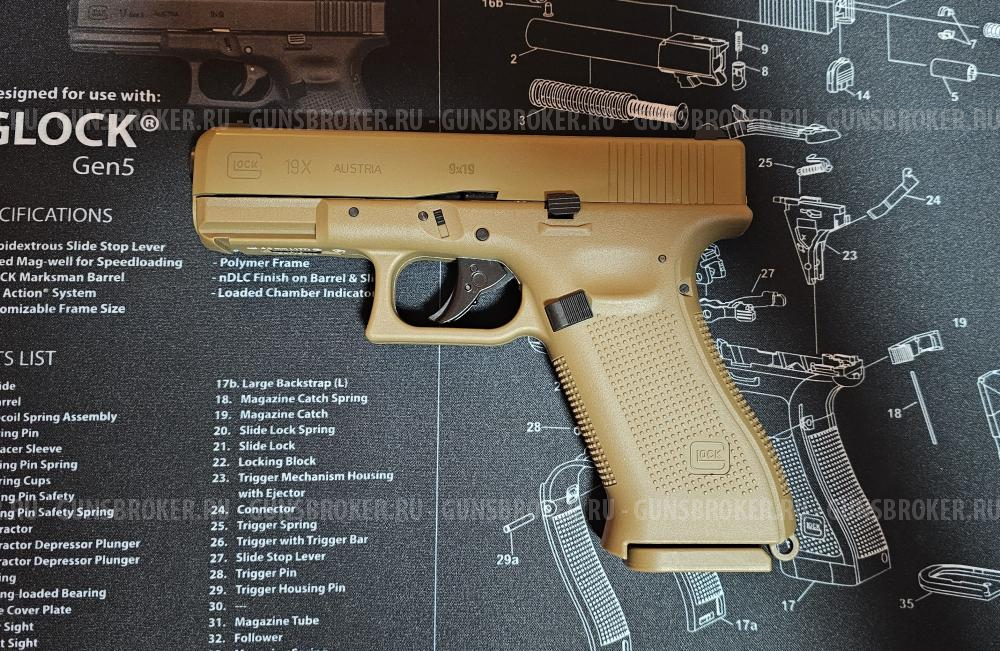 Umarex GLOCK 19X пневматический пистолет с блоубэком