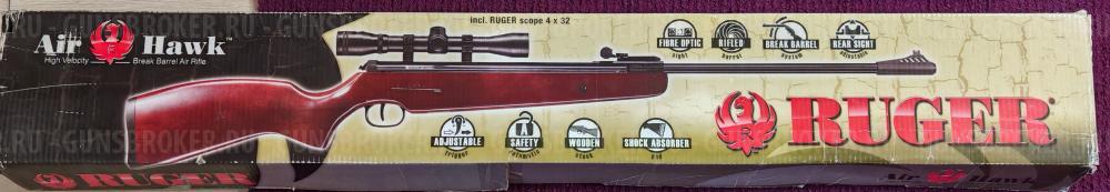  Пневматическая винтовка Umarex Ruger Air Hawk (дерево, прицел 4x32) 4,5 мм