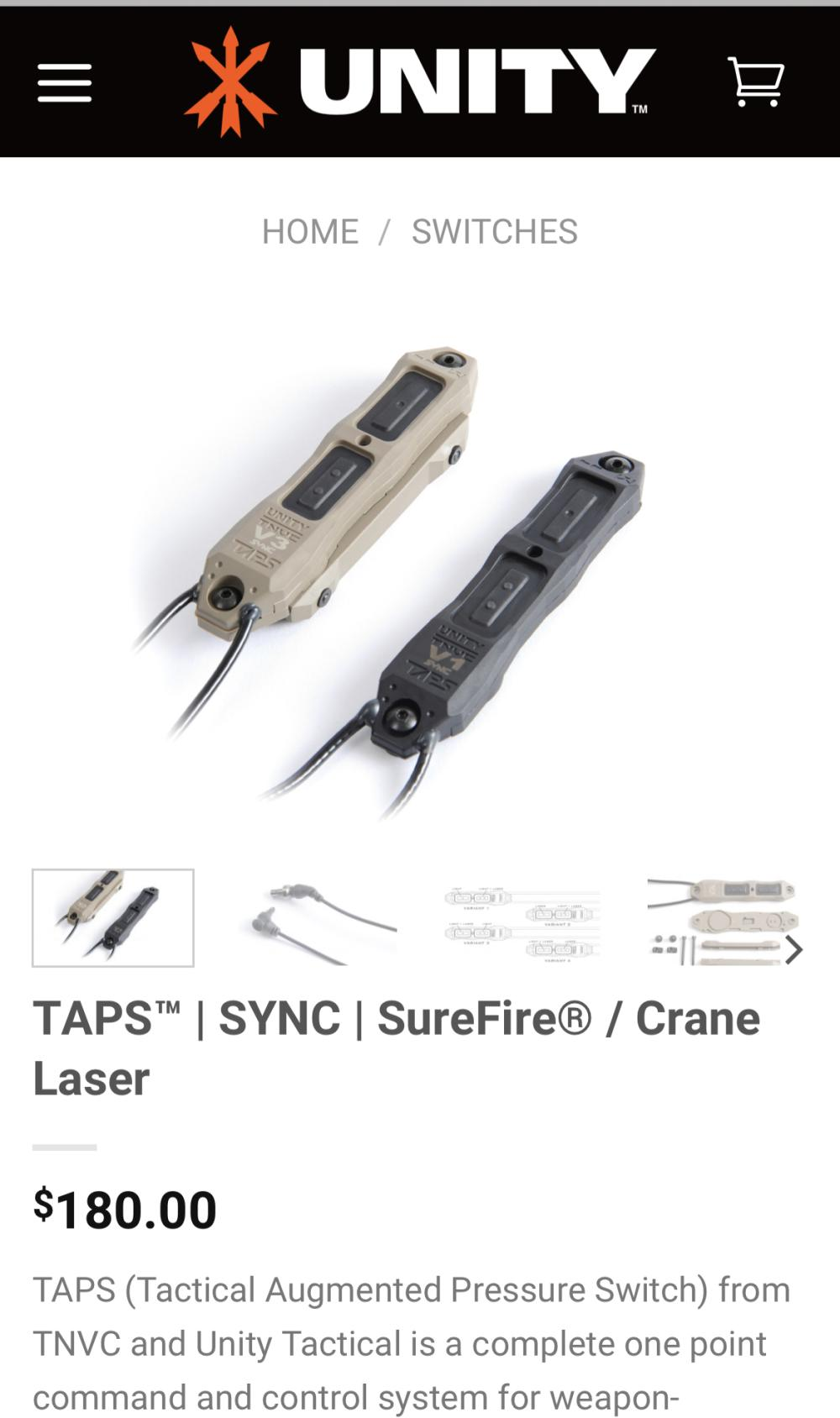 Фотографии Unity Tactical TAPS switch Кнопка лазера фонаря АР 15, AR15 ...