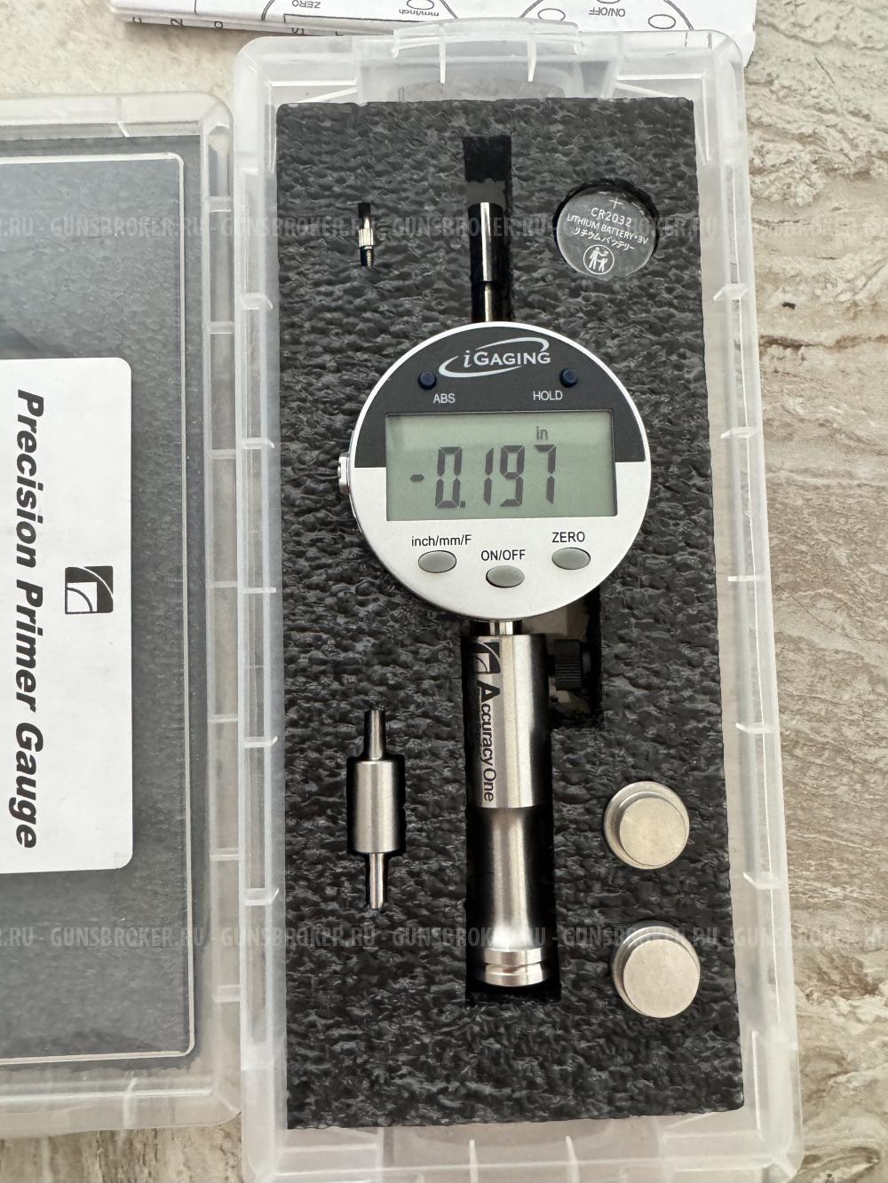 Устройство для замера глубины посадки капсуля Precision Primer Gauge 