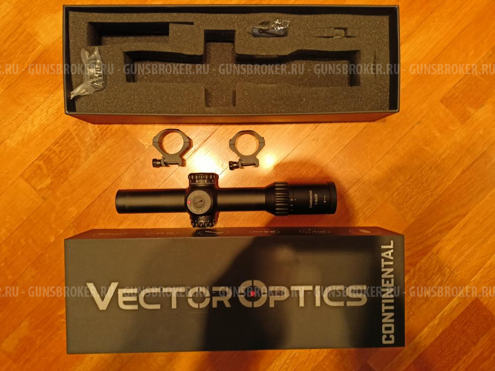 Vector Optics Continental 1-6x28 FFP ED Zero Stop 34мм