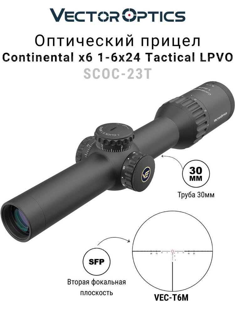 Vector Optics Continental x6 1-6x24 scoc-23T