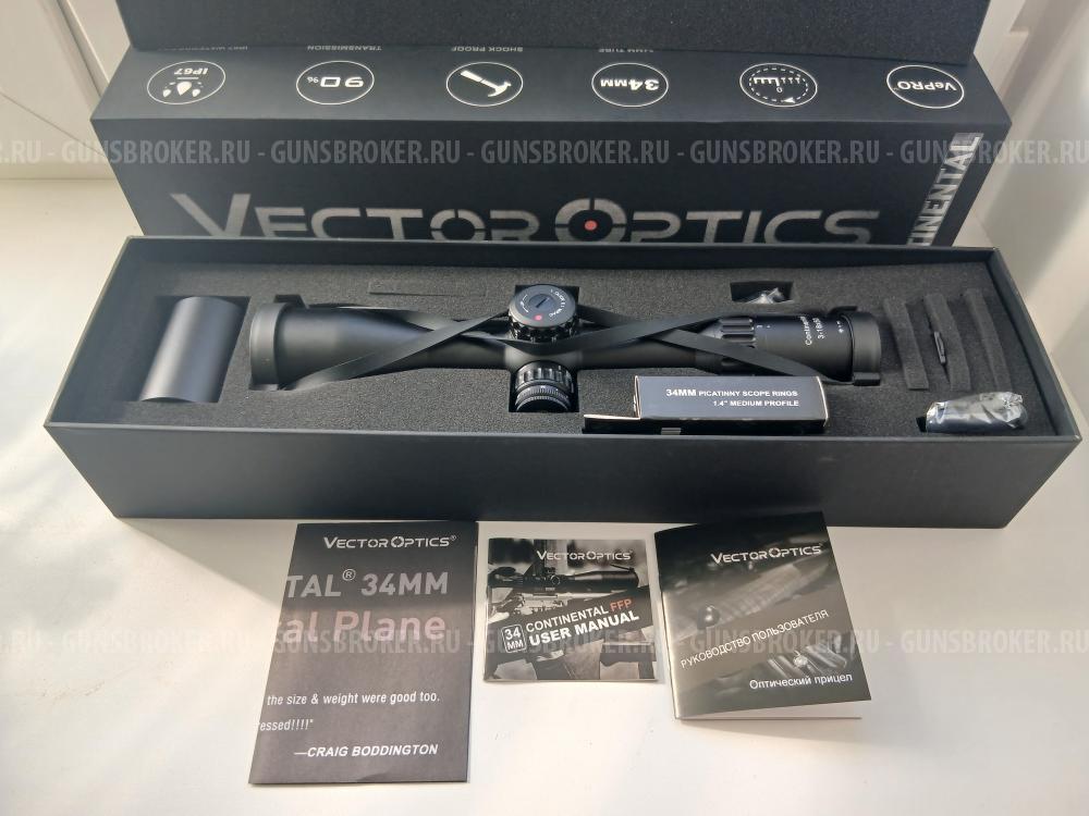 Vector Optics Continental x6 3-18x50 FFP VCT-34 SCFF-28
