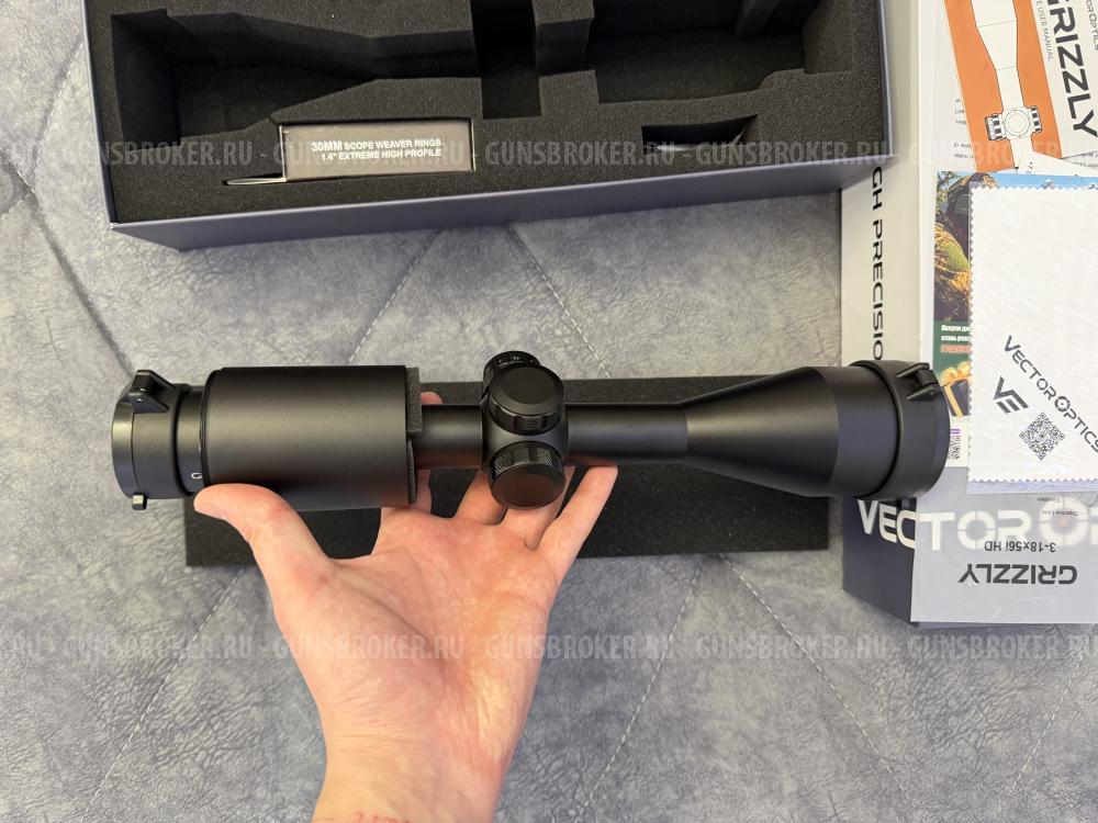 Vector optics grizzly 3-18x56i HD