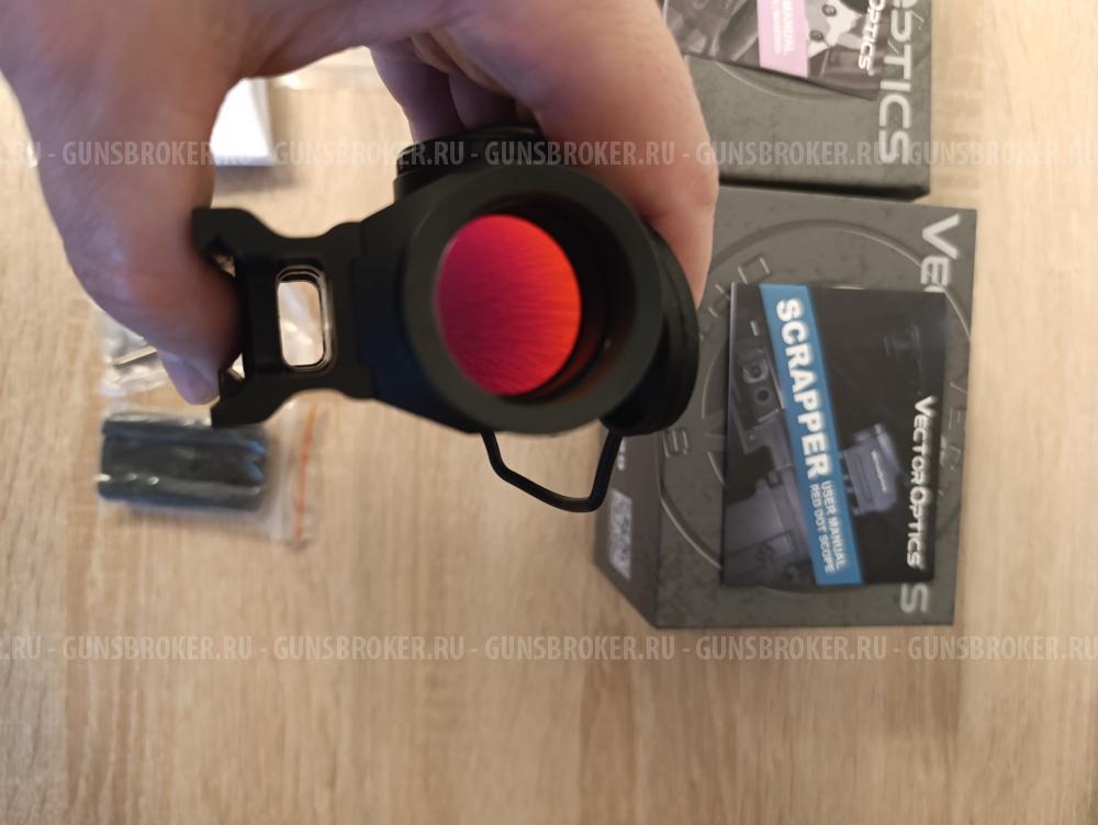 Vector Optics Scrapper 1x29 2MOA (красная точка) + увеличитель Maverick-III 3х22