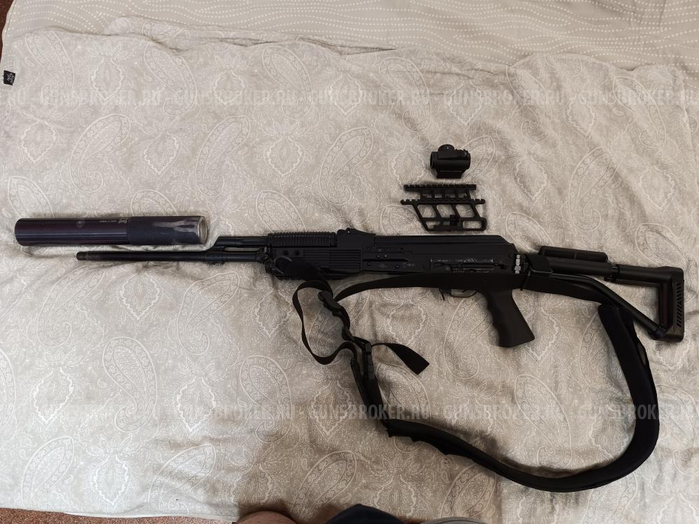 Вепрь 1в 308 win. С прицелом и саундмодератором