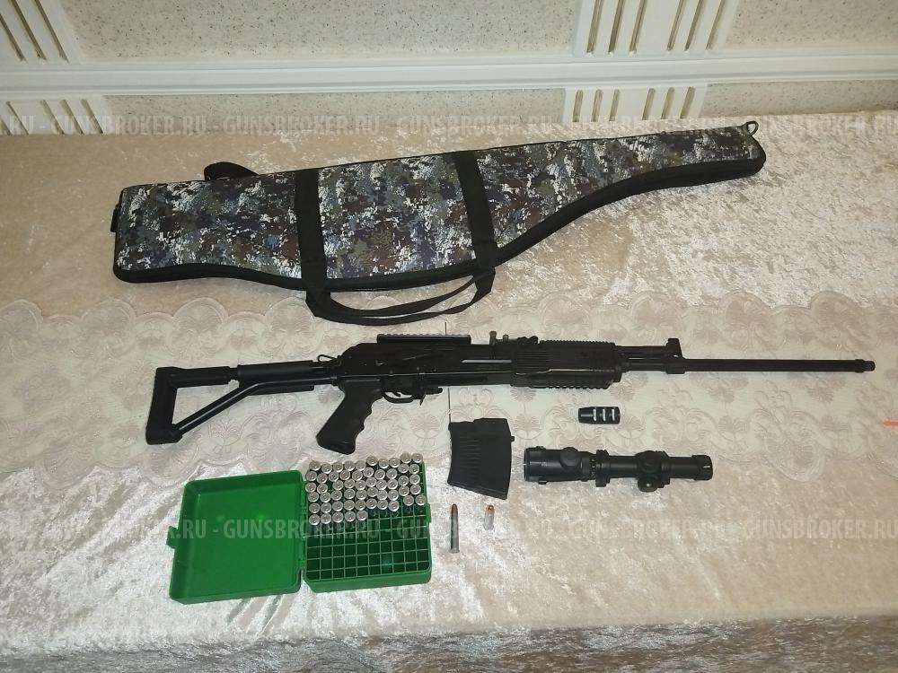 ВЕПРЬ-1В ВПО 222-0 калибр 9,6/53 lancaster+оптика SUPERB HAKKO 1-4X24 