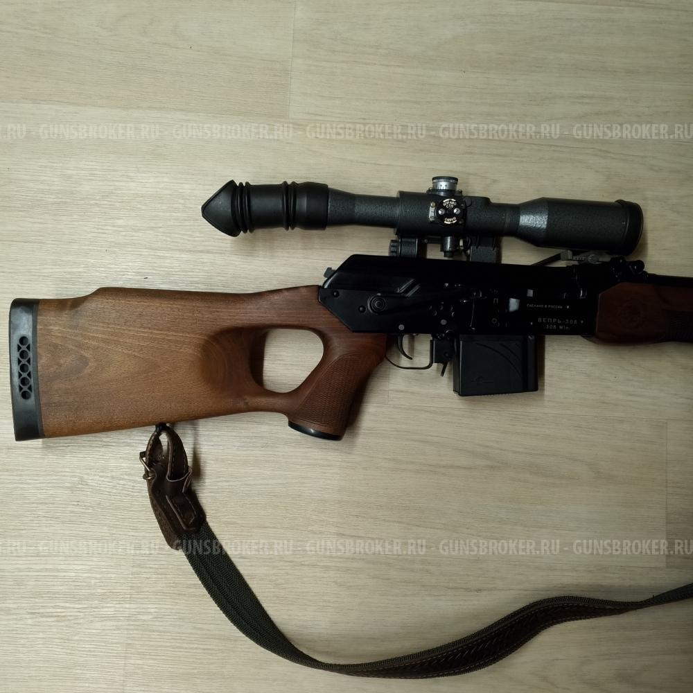 Вепрь-308 с прицелом