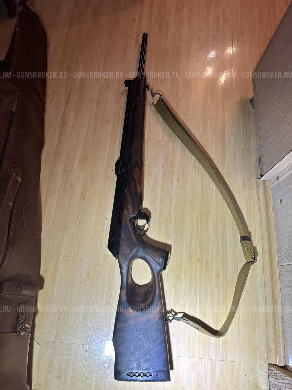 Вепрь-308 супер с кожаным чехлом и оптическим прицелом