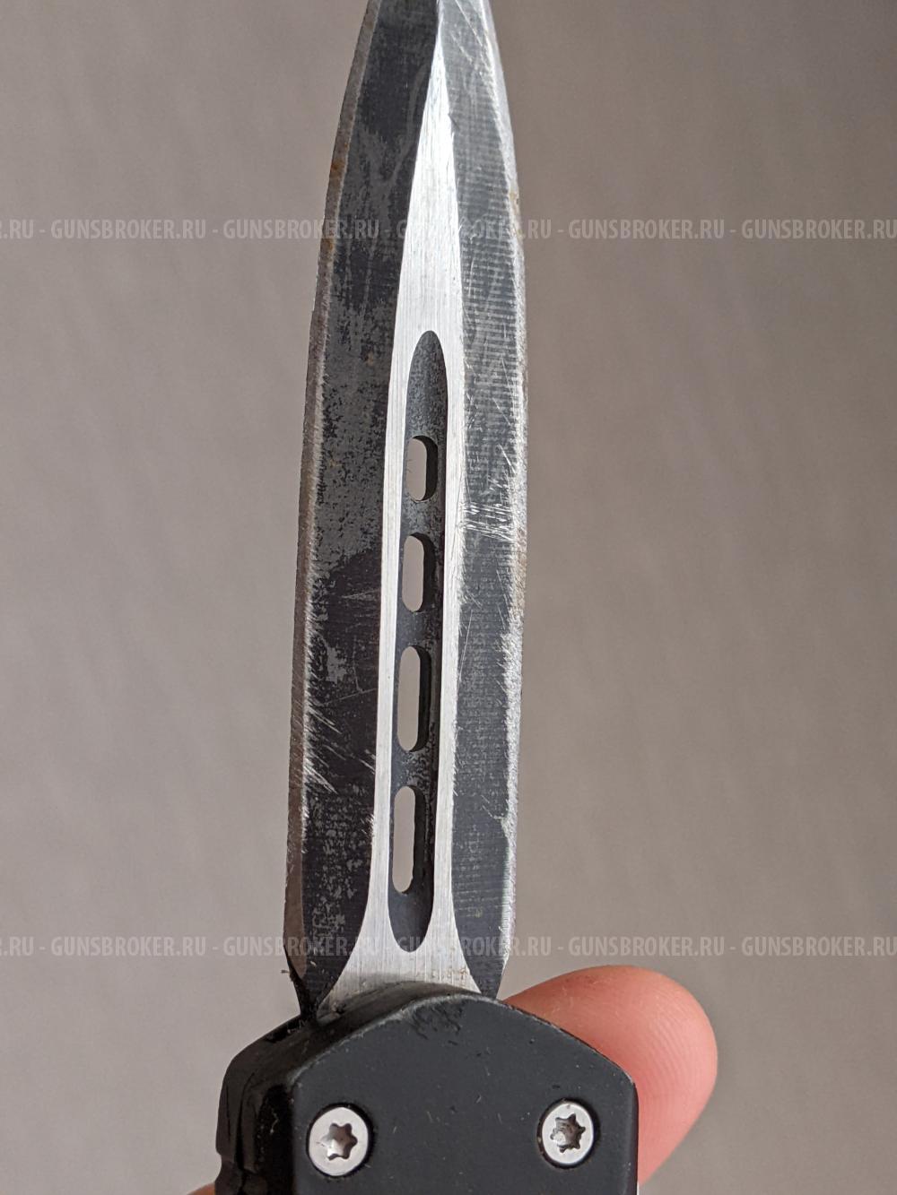 Винтажный выкидной нож microtech