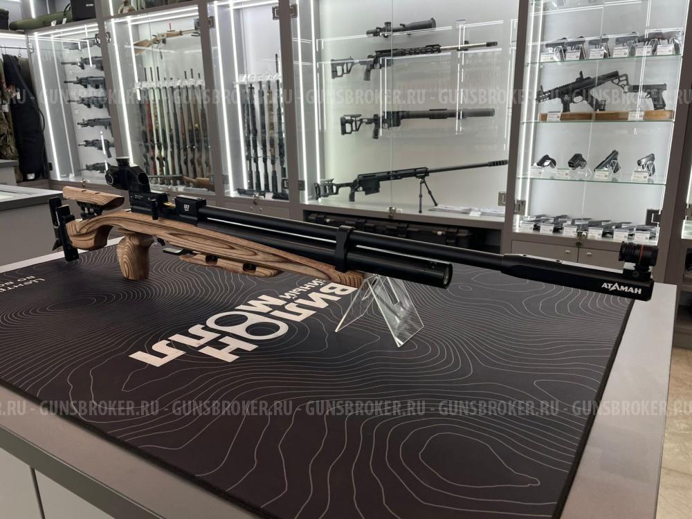 Винтовка пневматическая Атаман модели «M» 2Sport кал. 4.5мм 1484/RB (SL) Тёмный с диоптром