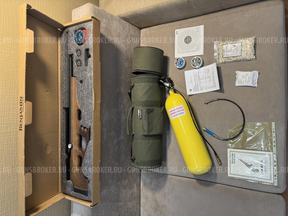 Винтовка пневматическая Crosman Benjamin Akela 5.5 мм (Орех)