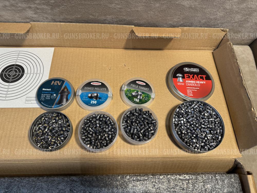 Винтовка пневматическая Crosman Benjamin Akela 5.5 мм (Орех)