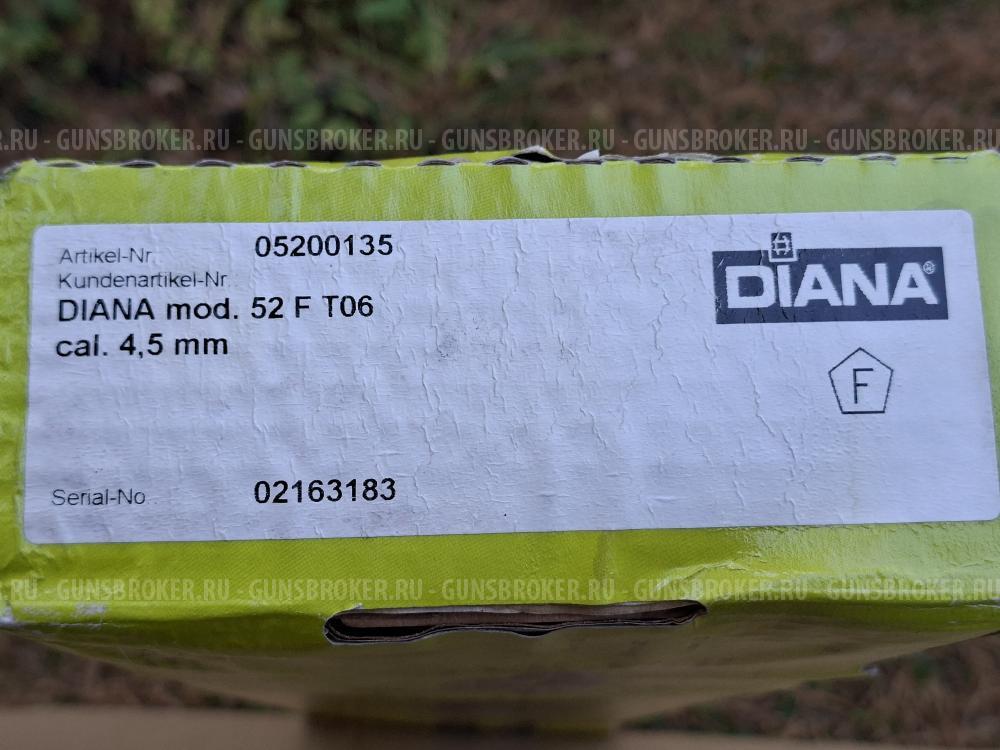 Винтовка пневматическая Diana 52f в отличном состоянии