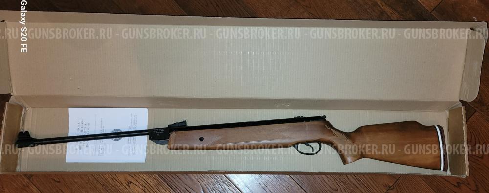 Винтовка пневматическая Hatsan 60S (переломка, дерево), калибр 4,5 MM.3 Дж.