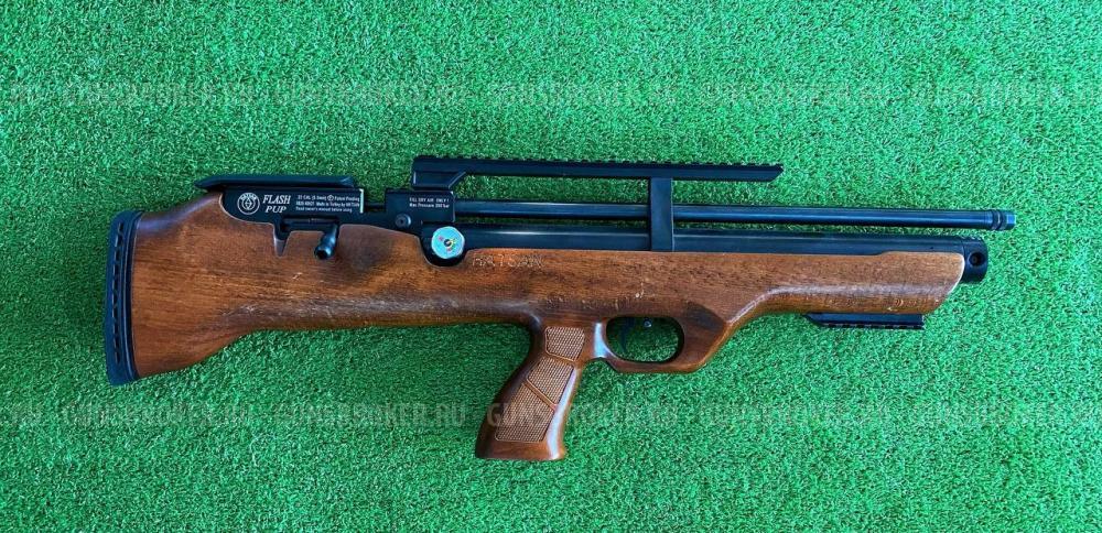 Винтовка пневматическая PCP Hatsan FLASHPUP 3 Дж. к.5,5мм орех