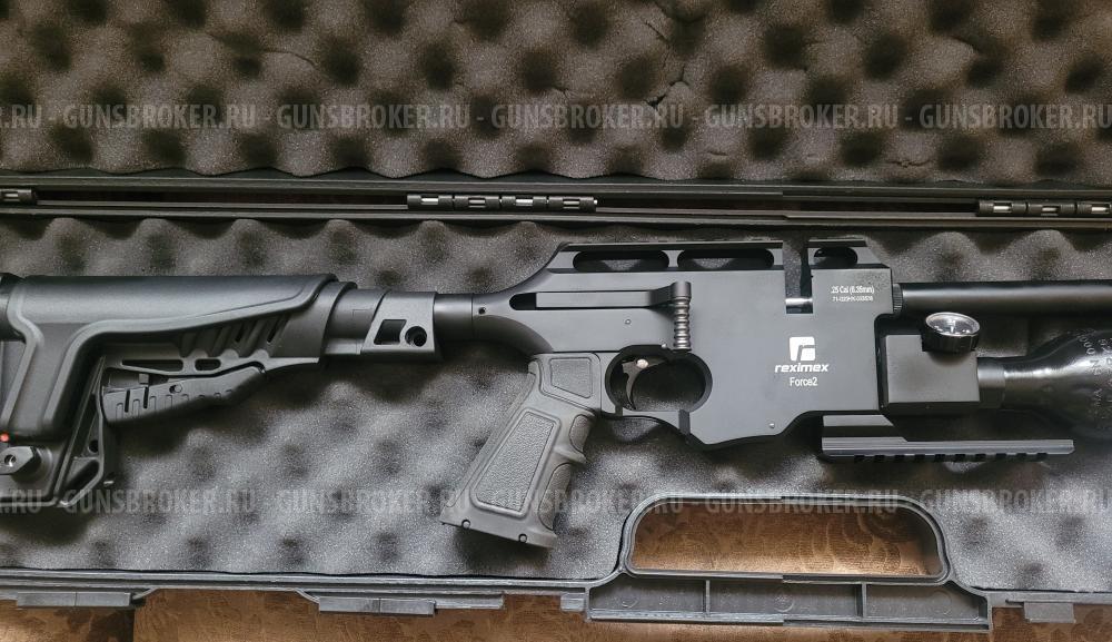 Винтовка пневматическая REXIMEX FORCE2 калибр 6,35 тт, 3 Дж (РСР, пластик)