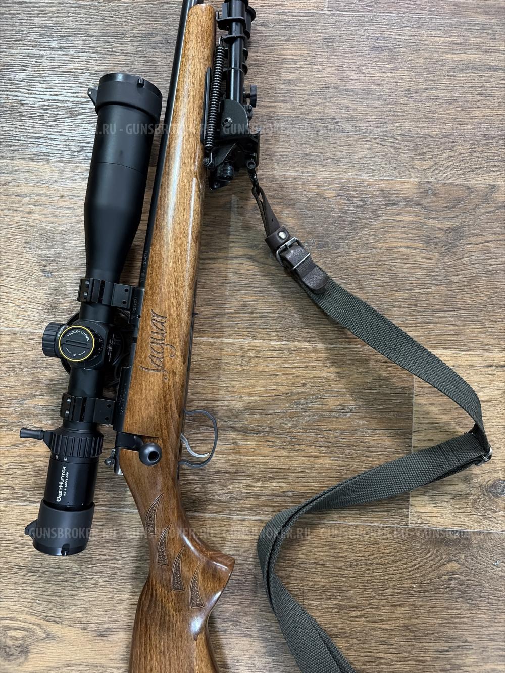 Винтовку CZ 455 Jaguar K22LR  2017 год :, оптический прицел UestHunter had 4- 16x44 FFP