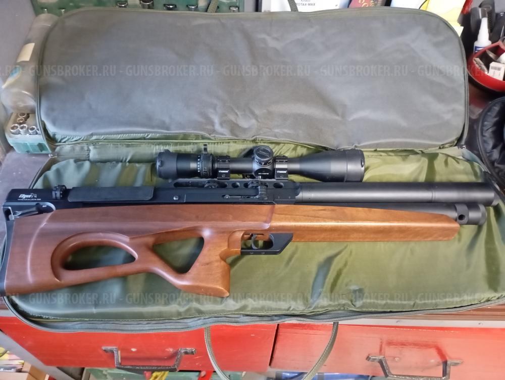 Воздушка EDgun Matador R5M 5.5 long. Эдган матадор Р5М лонг 5.5 3 дж., ложе орех.