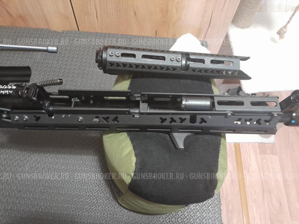 Вывешенное цевье на АК-образные.