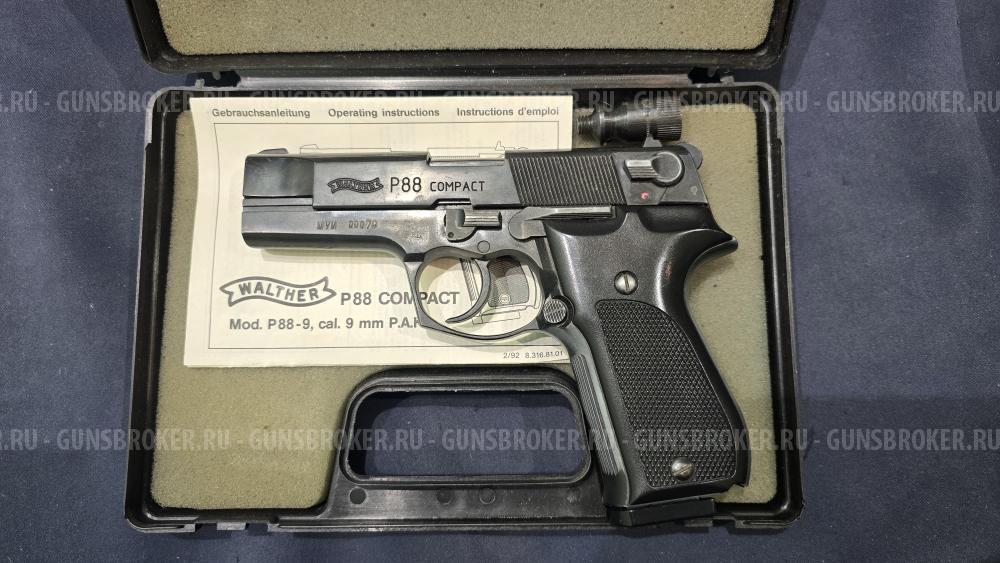 Walther P88 Compact, кал.9ммР.А.К. (ЛОа)