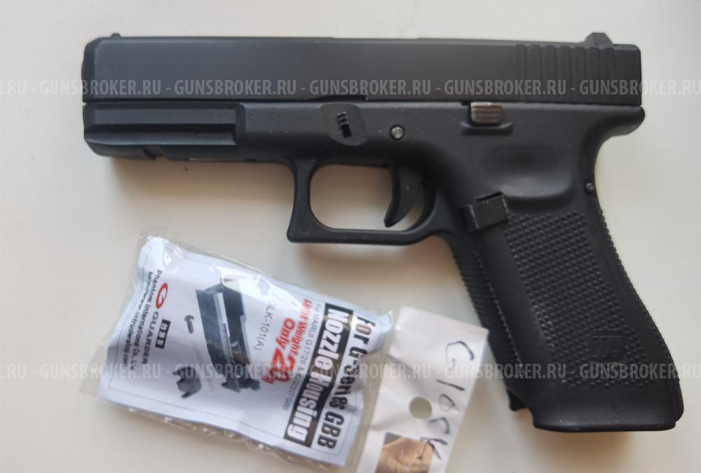 WE Glock 17 Gen 5 GBB BK, 6мм.