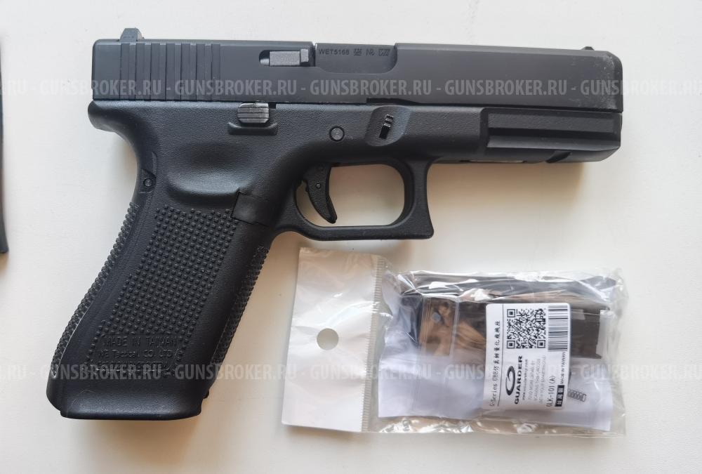 WE Glock 17 Gen 5 GBB BK, 6мм.