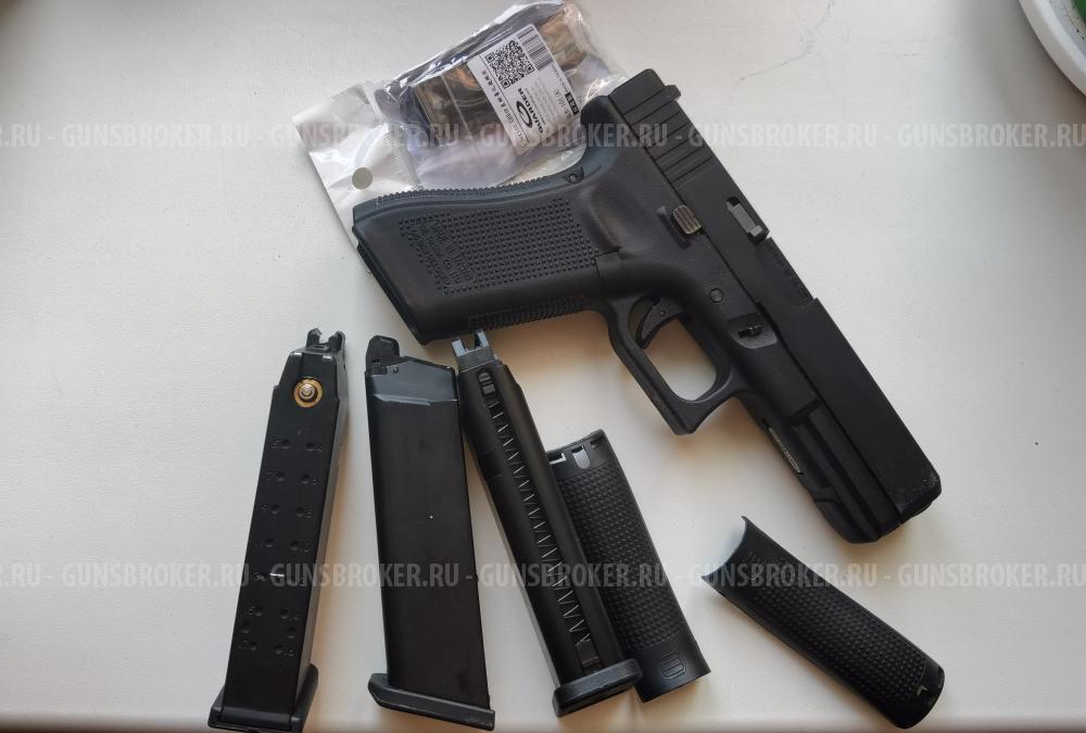 WE Glock 17 Gen 5 GBB BK, 6мм.