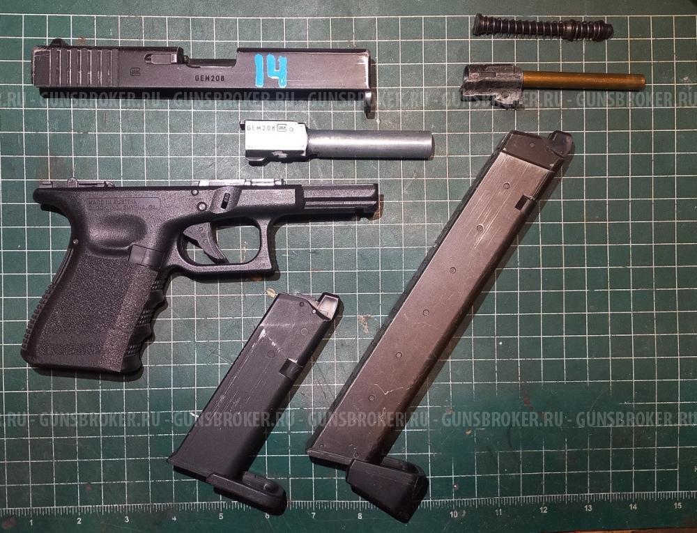 WE Glock 19 semi/fullauto/blowback штурмовой