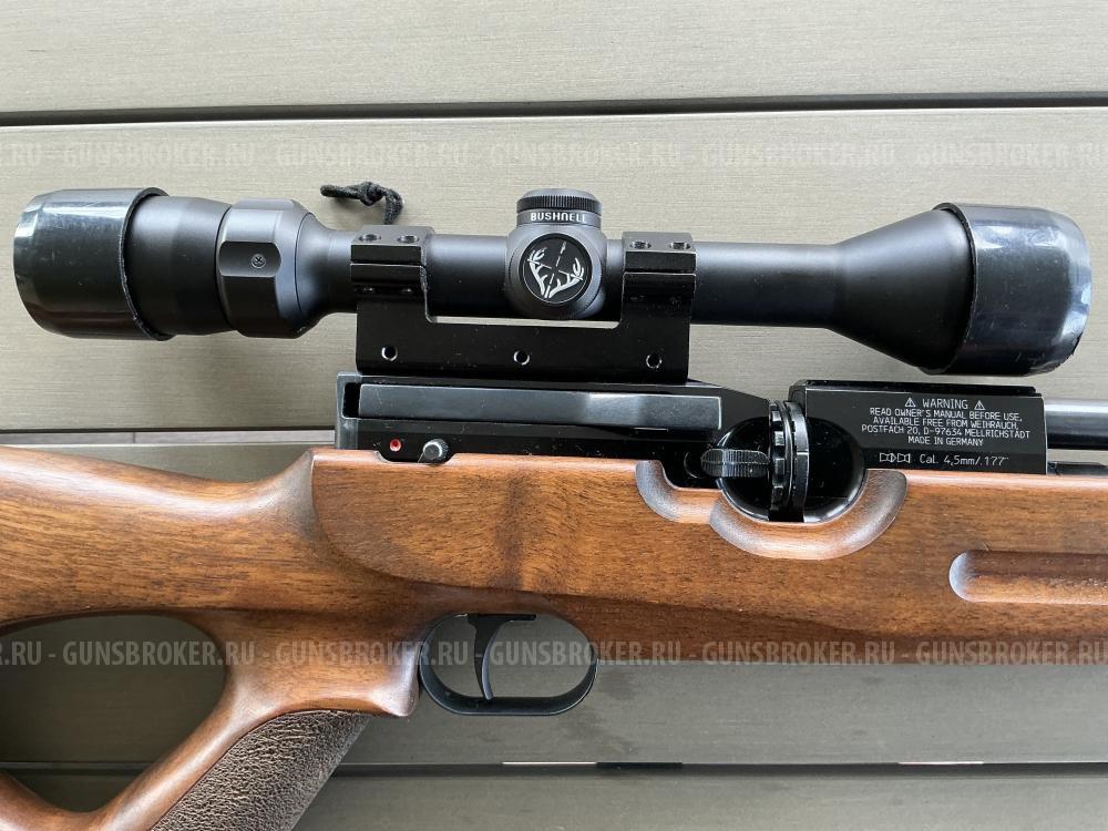 Weihrauch hw 100, 4.5мм, в комплекте с оптическим прицелом Bushnell и баллоном 