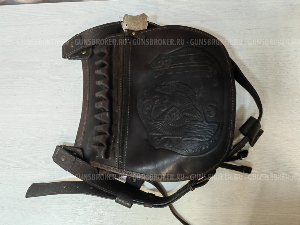 Ягдташ кожаный новый ХСН