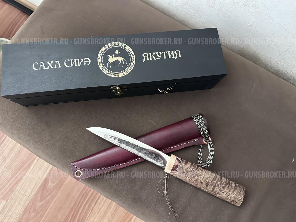 Якутский нож ручной работы