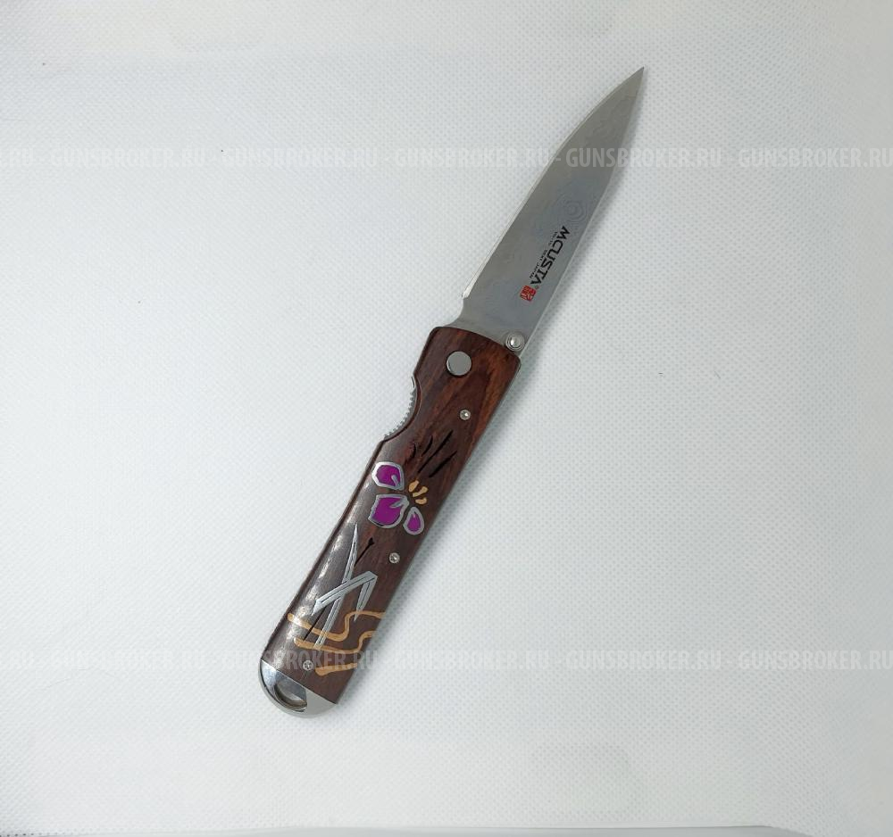 Япoнский нож Mcustа (Iris) лимитирoванная сеpия LМC-1312D Аyаme (Iris)