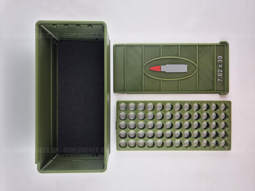 Ящик кейс бокс под патроны 7.62x54R на 20 шт