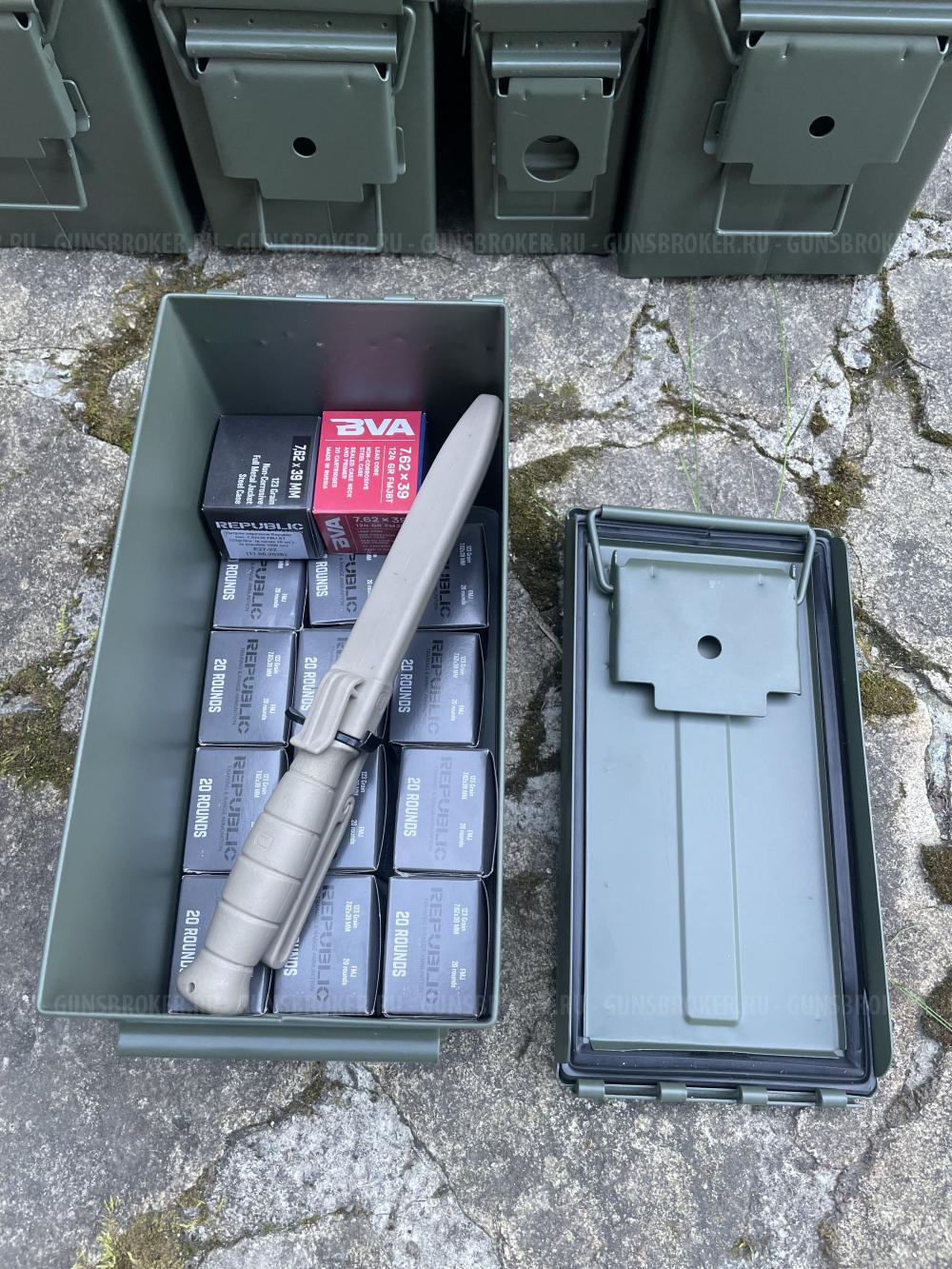 Ящики для хранения оружия и патронов стандарта НАТО 