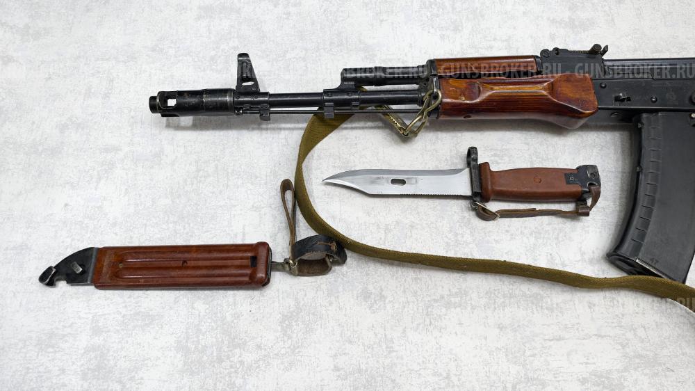 Юнкер 3 - пневматический Автомат Калашникова + ммг штык ножа