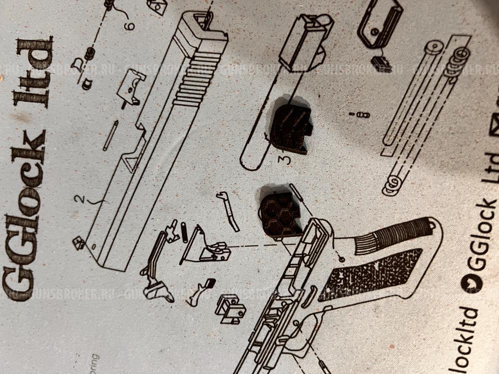 Заглушка затвора Glock 43 Глок 43