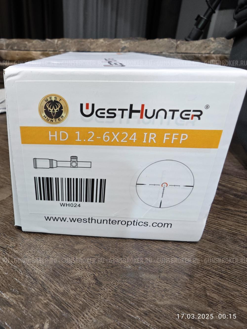 Прицел WESTHUNTER 1.2-6*24 SFIR FFP