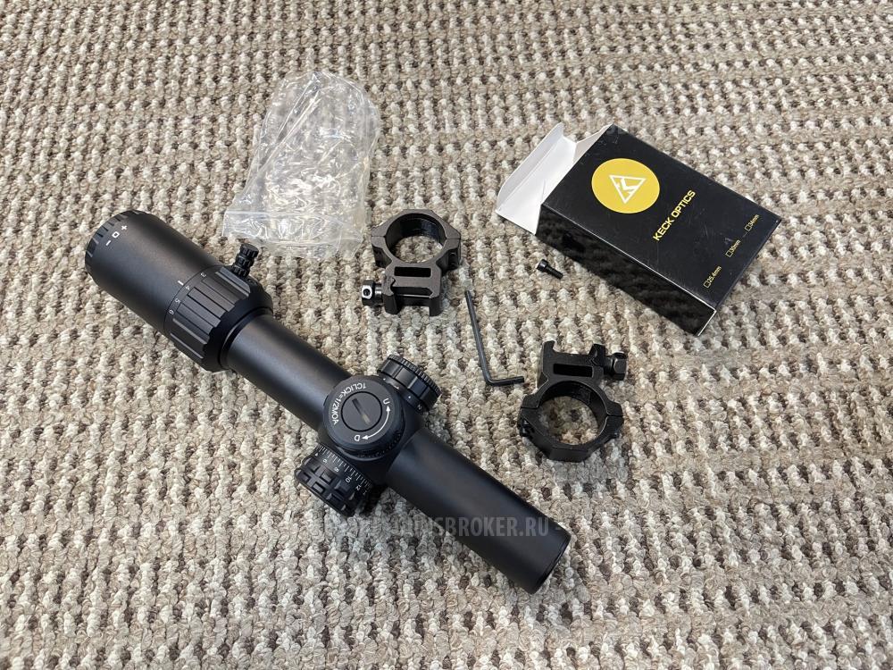 Загонный оптический прицел KECK 1-6x24 SFPIR