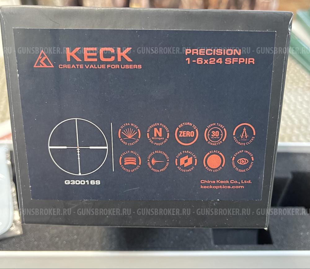 Загонный оптический прицел KECK 1-6x24 SFPIR