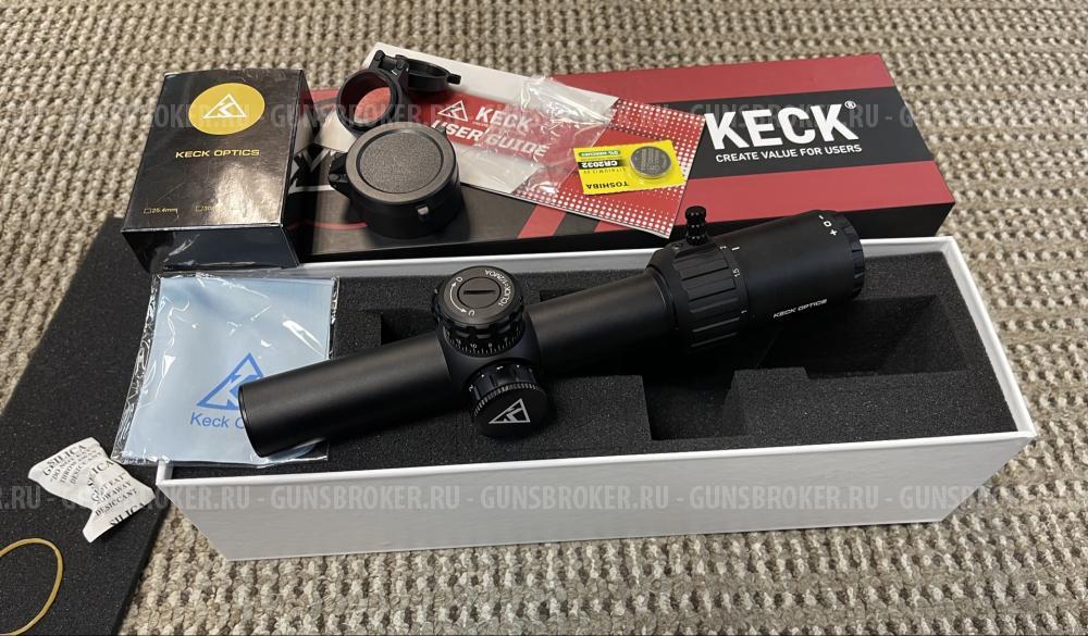 Загонный оптический прицел KECK 1-6x24 SFPIR