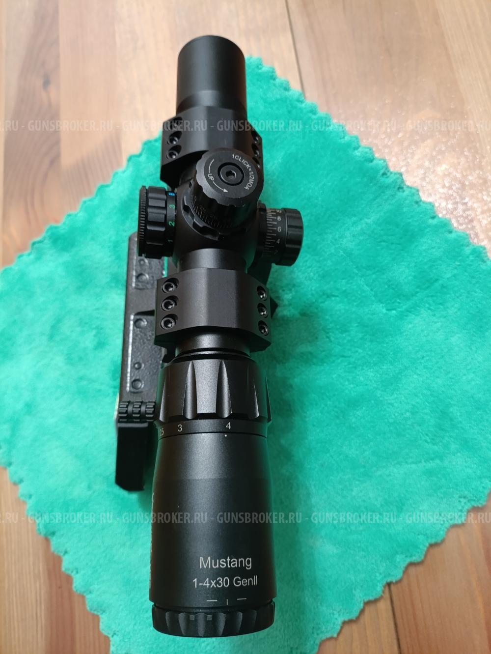 Загонный прицел Vector Optics Mustang Gen2 1-4x30 SFP IR