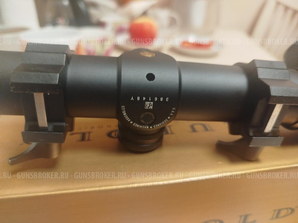 Загонный прицел vx 3 1.5 x 5x20 с подсветкой с быстросъёмные кольца люпольд